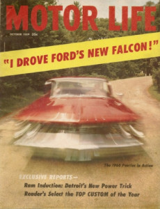 MOTOR LIFE 1959 OCT - FALCON TEST, SIMPCA, SINGER GAZELLE, NEW GM V-6 & V12
